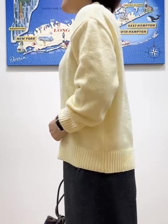 Hamaさんの「Dessin｜【洗える】ハイネックベロアモールニット」を使ったコーディネート