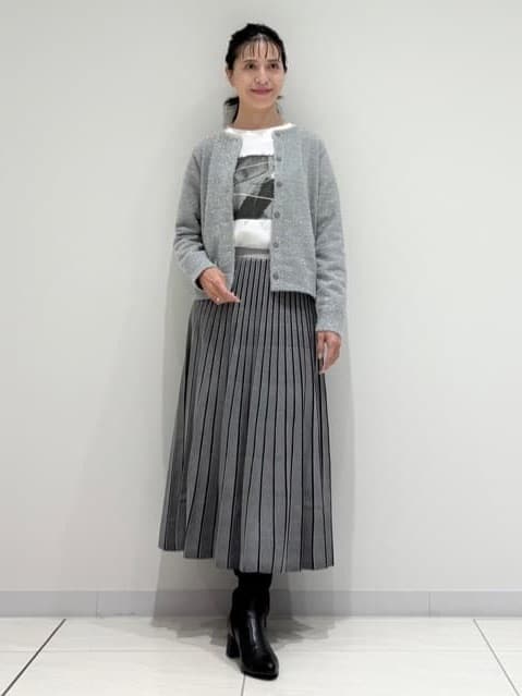 kayoさんの「INDIVI｜【UVケア】プリントフォトロングTシャツ」を使ったコーディネート