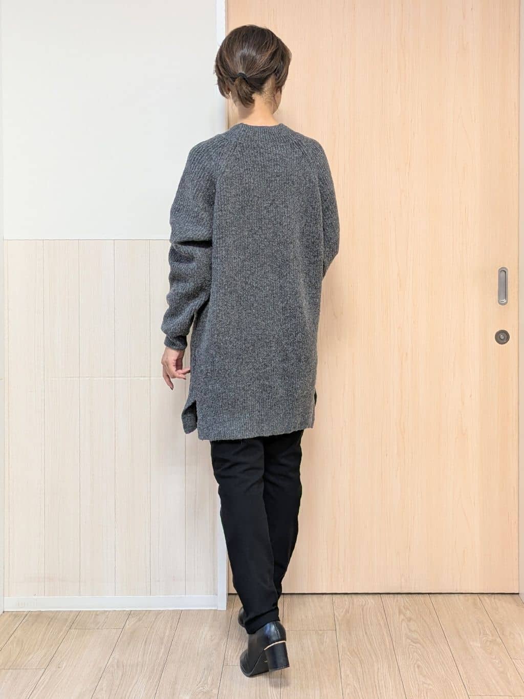 YuAさんの「SHOO･LA･RUE｜【着丈選べる】ケーブル柄ニットワンピース」を使ったコーディネート