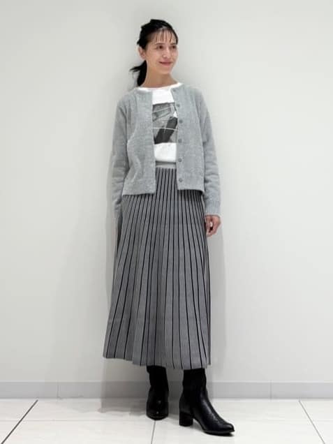 kayoさんの「INDIVI｜【UVケア】プリントフォトロングTシャツ」を使ったコーディネート