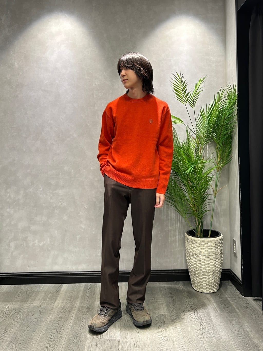 ruiさんの「TAKEO KIKUCHI｜カシミヤブレンド ビーバー調ステンカラーコート」を使ったコーディネート