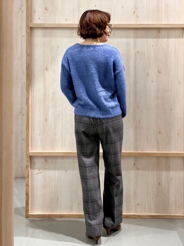 nakoさんの「THE SHOP TK｜【華やかで柔らか】ふわふわフェザーニット/洗える・前後2WAY」を使ったコーディネート