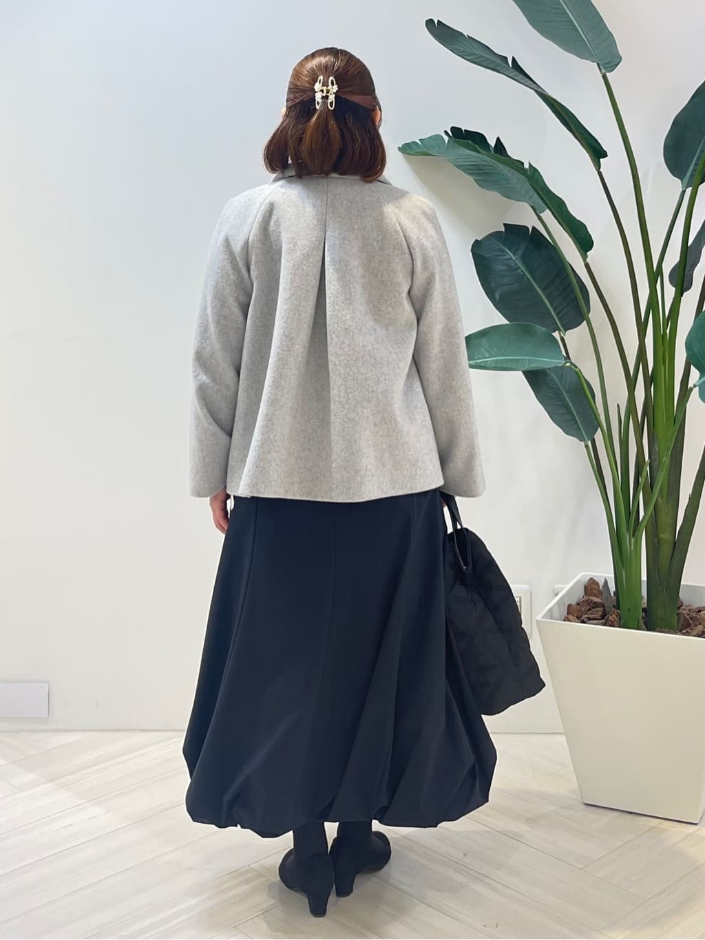 Tomoさんの「UNTITLED｜【着回しが効く／オンオフアウター】ウールショートコート」を使ったコーディネート