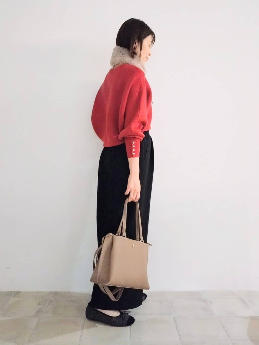 miomioさんの「SHOO･LA･RUE｜リボンスクエア バレエシューズ」を使ったコーディネート