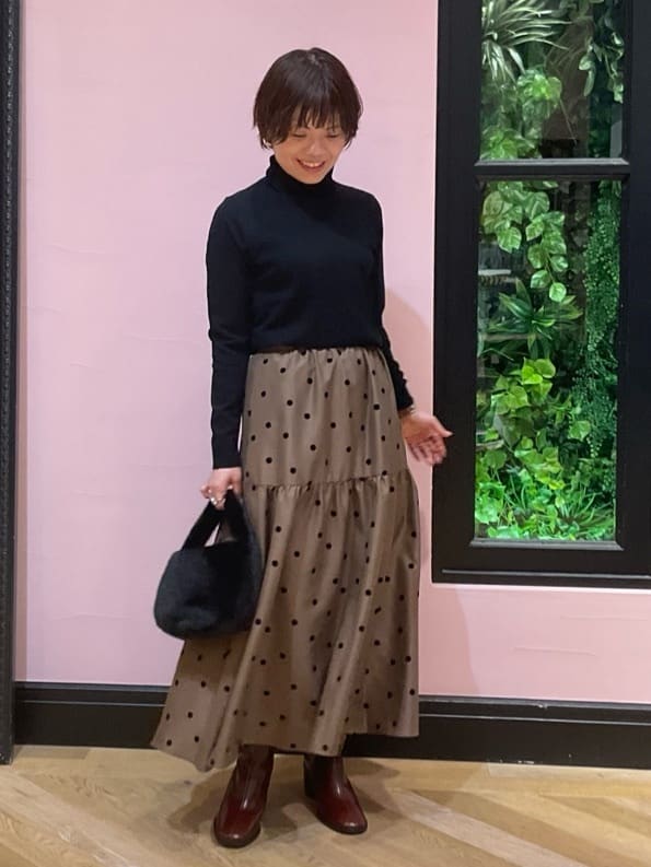 ogataさんの「DRESSTERIOR｜コンパクトフェイクファーバッグ」を使ったコーディネート