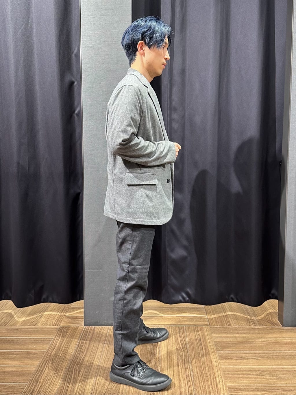 tomoyaさんの「THE SHOP TK｜ホームスパンジャージジャケット【セットアップ可/洗濯機OK】」を使ったコーディネート
