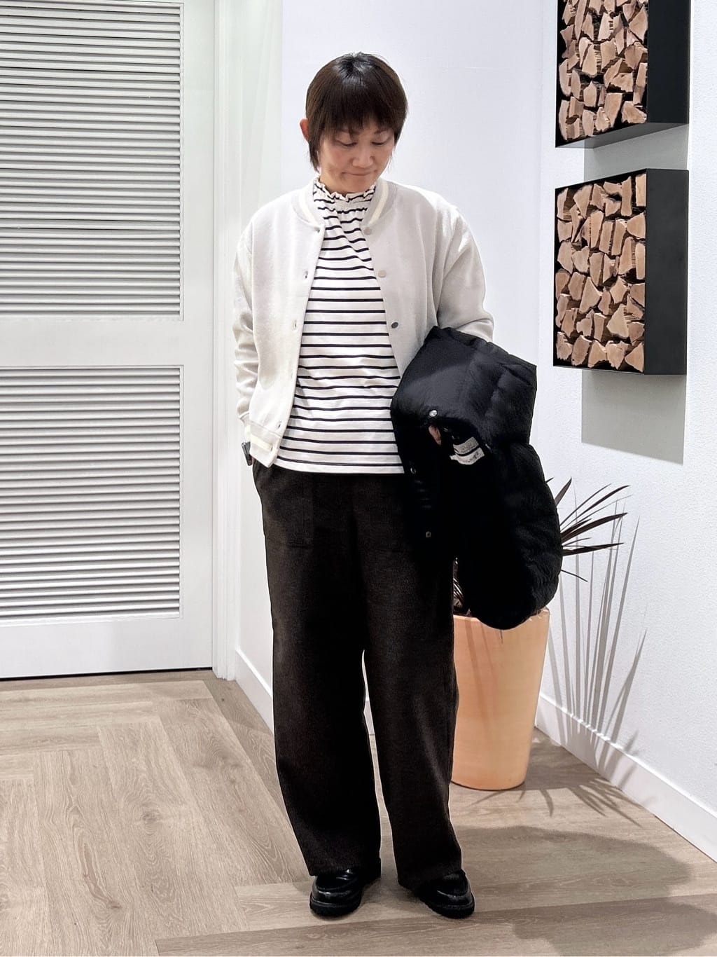 rairaiさんの「Dessin｜【撥水・2WAY】ミュラーダウンコートミドル丈」を使ったコーディネート