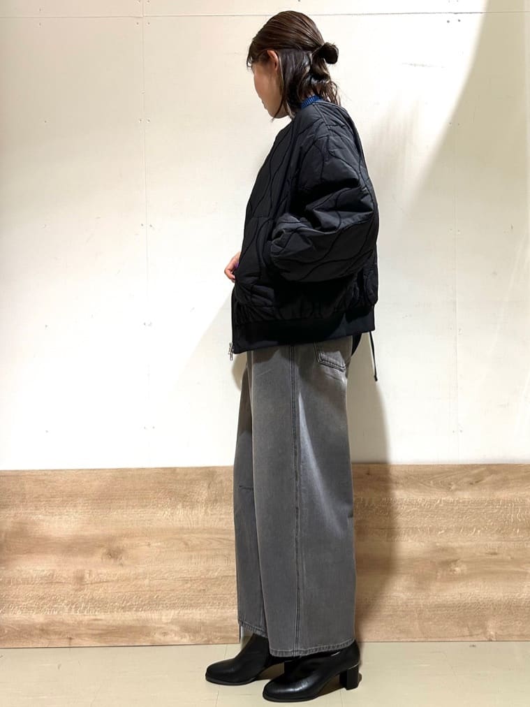 花さんの「SHOO･LA･RUE｜【S-LL】立体カーブデニムパンツ」を使ったコーディネート