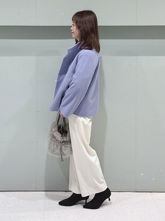 makiさんの「UNTITLED｜【着回しが効く／オンオフアウター】ウールショートコート」を使ったコーディネート
