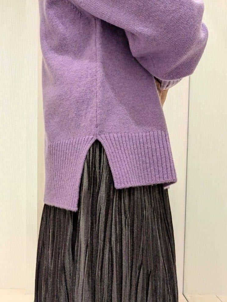 u-macoさんの「UNTITLED｜【8色展開/洗える】ウールカシミヤ ハイネックニット」を使ったコーディネート
