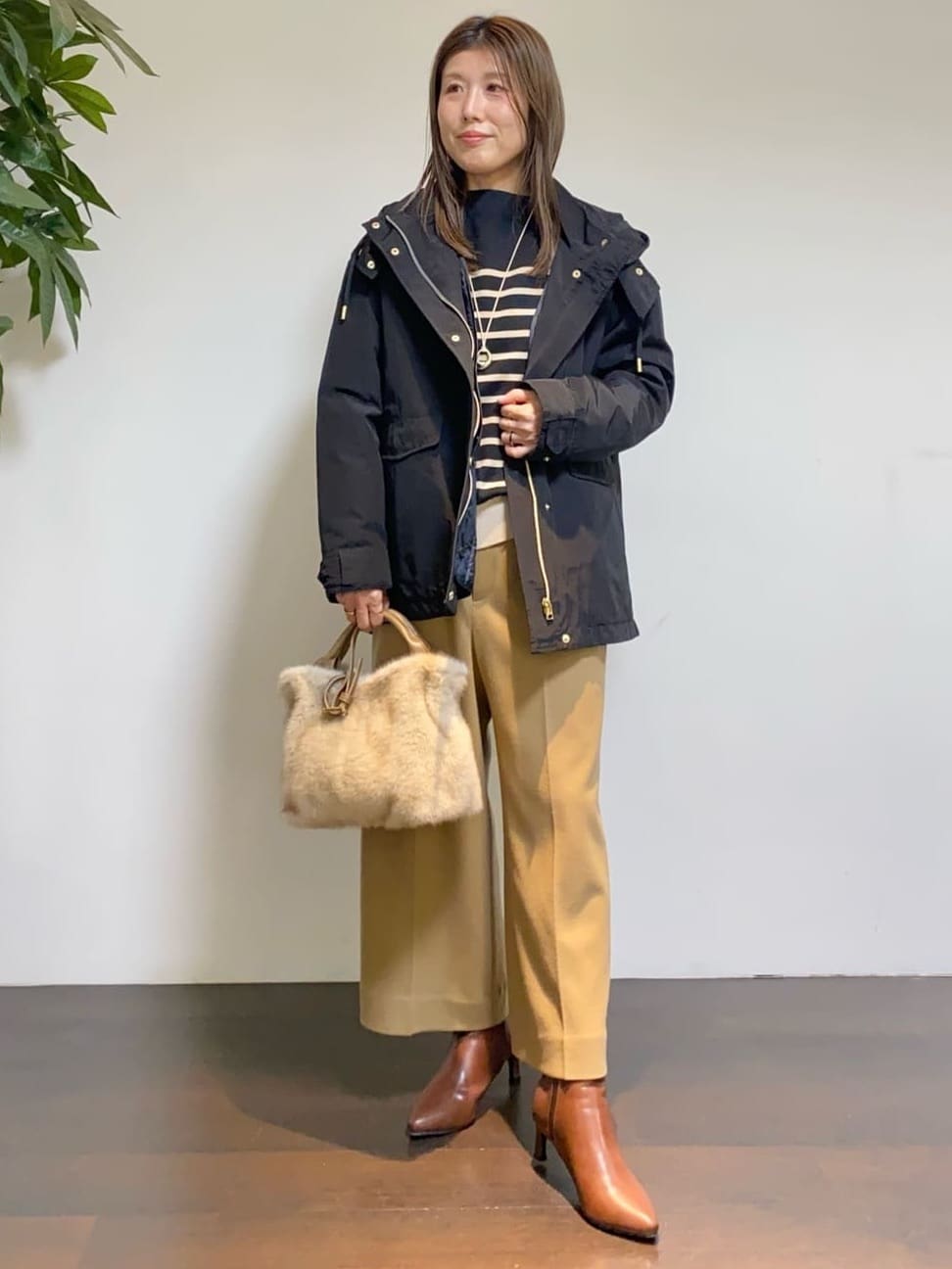 tomoさんの「UNTITLED｜【洗える】モックネックミラノリブニット」を使ったコーディネート