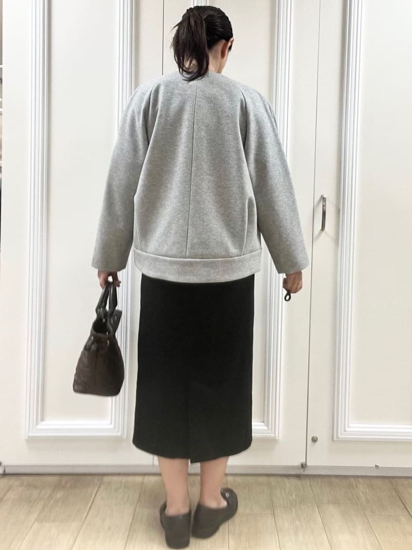 KAOさんの「Reflect｜【ゆったりシルエット】ジャージメルトンコクーンジャケット」を使ったコーディネート