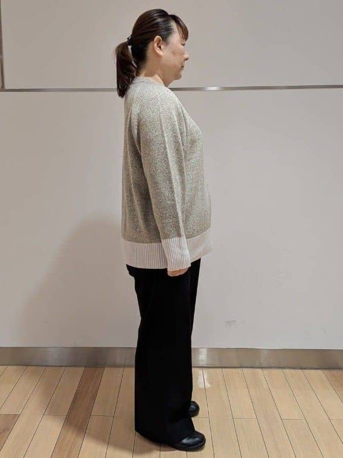 TAKAさんの「UNTITLED｜【重ね着もおすすめ/洗える】ウールカシミヤ クルーネックニット」を使ったコーディネート