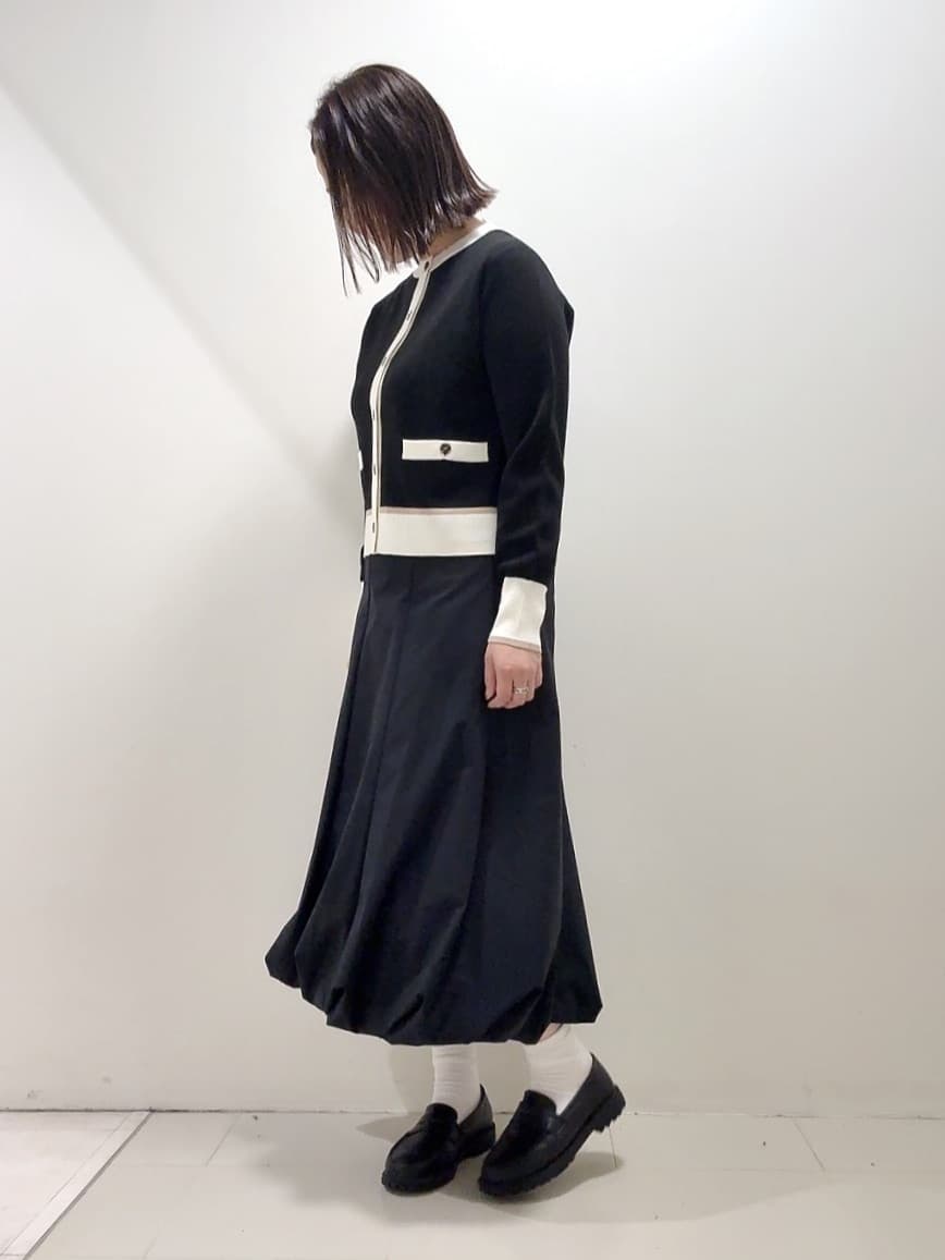 YUIさんの「UNTITLED｜【アンサンブル可/ジャケット風】ウールミラノリブカーディガン」を使ったコーディネート