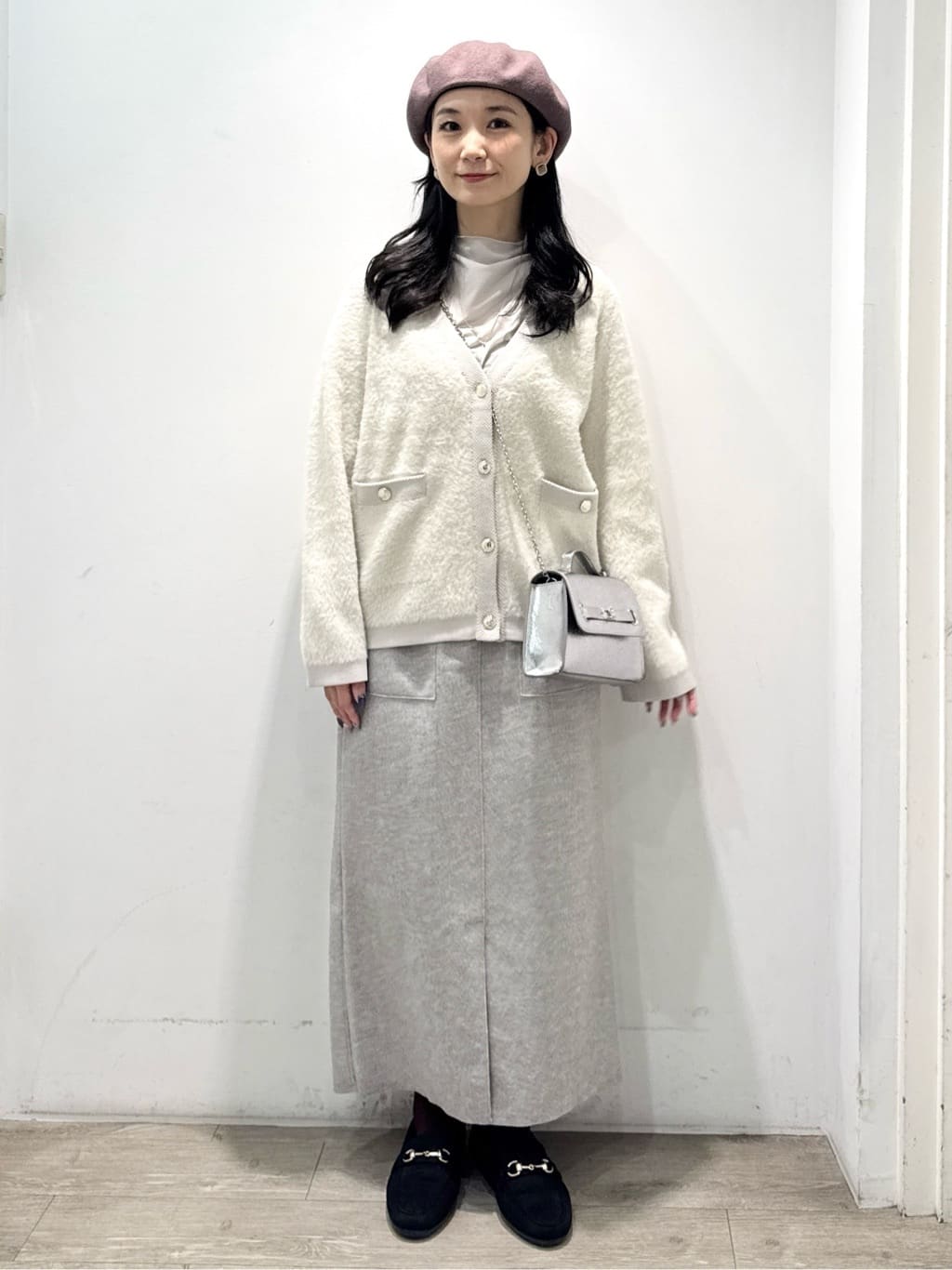 yuicciさんの「OPAQUE.CLIP｜シアーハイネックトップス【洗濯機OK】」を使ったコーディネート