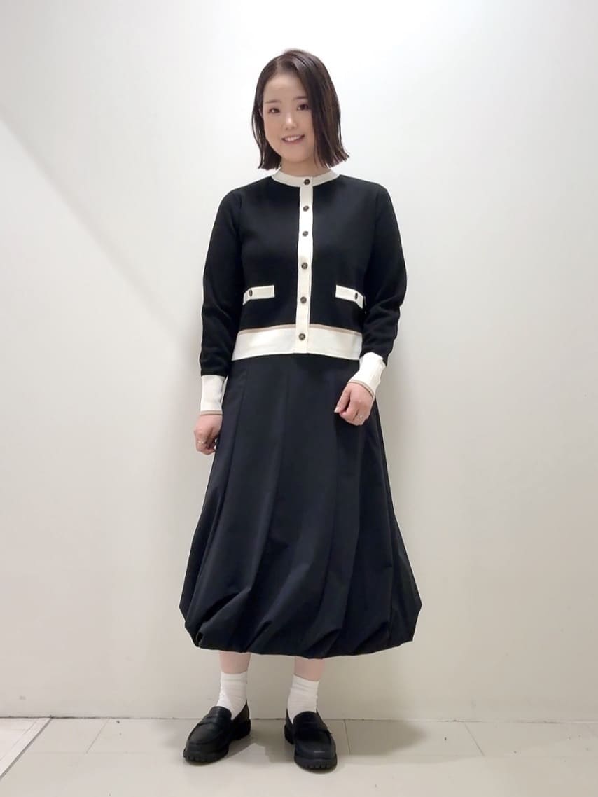 YUIさんの「UNTITLED｜【アンサンブル可/ジャケット風】ウールミラノリブカーディガン」を使ったコーディネート