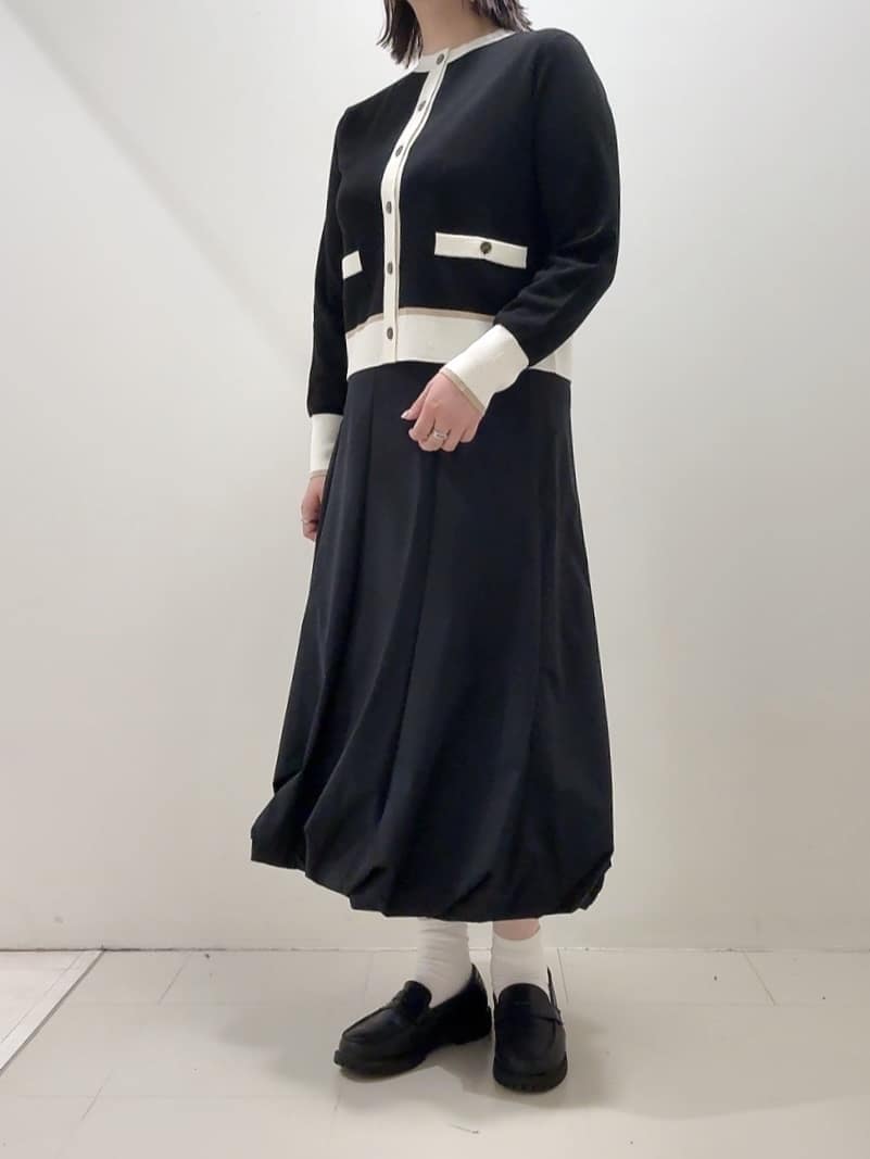 YUIさんの「UNTITLED｜【アンサンブル可/ジャケット風】ウールミラノリブカーディガン」を使ったコーディネート