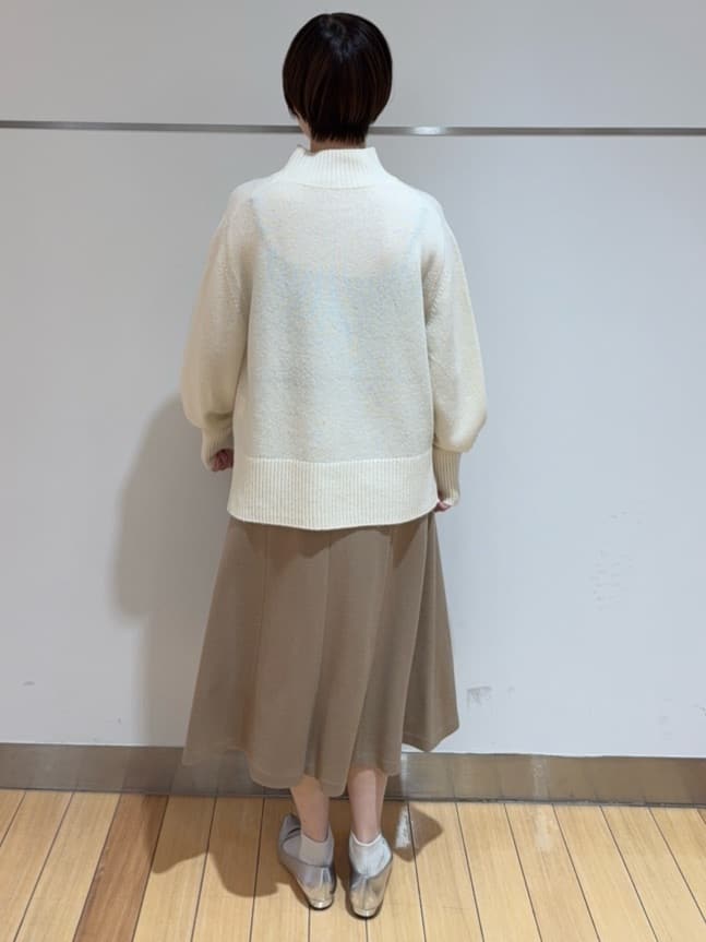 あやさんの「UNTITLED｜【8色展開/洗える】ウールカシミヤ ハイネックニット」を使ったコーディネート
