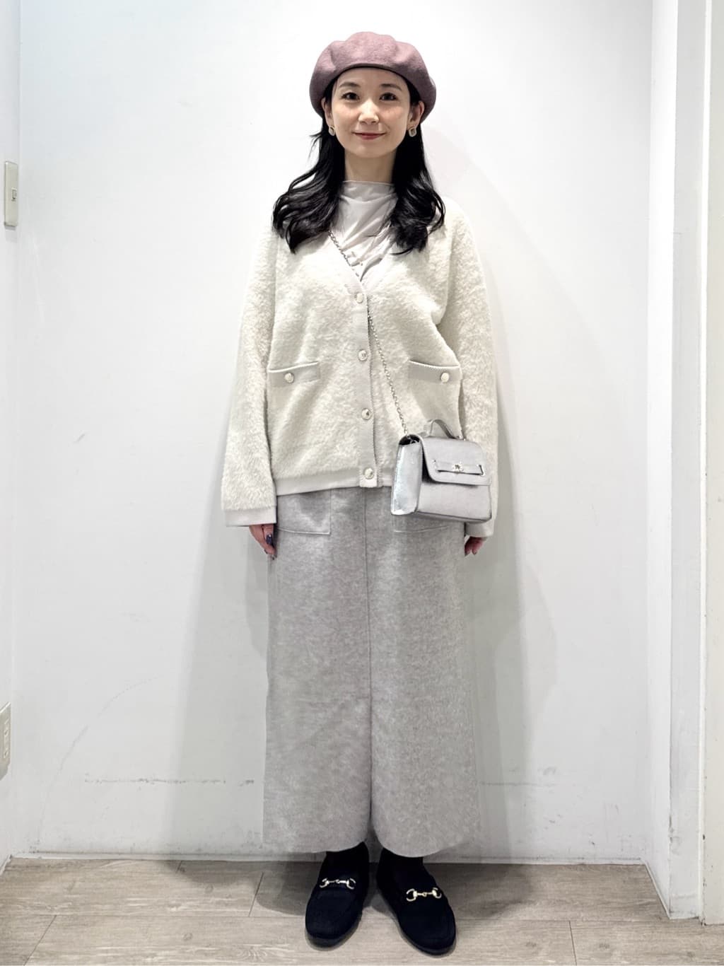 yuicciさんの「OPAQUE.CLIP｜シアーハイネックトップス【洗濯機OK】」を使ったコーディネート