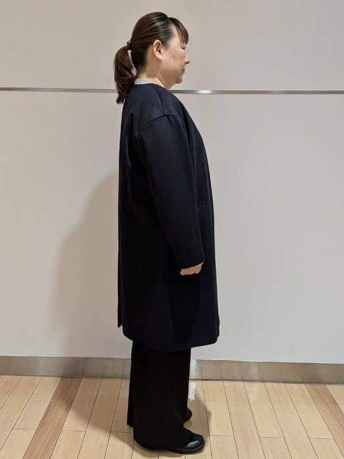 TAKAさんの「UNTITLED｜【重ね着もおすすめ/洗える】ウールカシミヤ クルーネックニット」を使ったコーディネート
