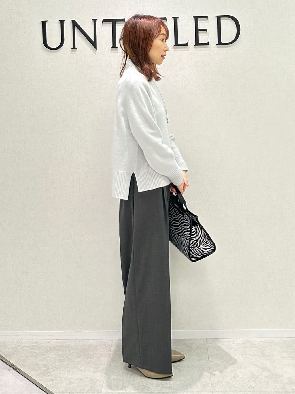 Miwaさんの「UNTITLED｜【8色展開/洗える】ウールカシミヤ ハイネックニット」を使ったコーディネート