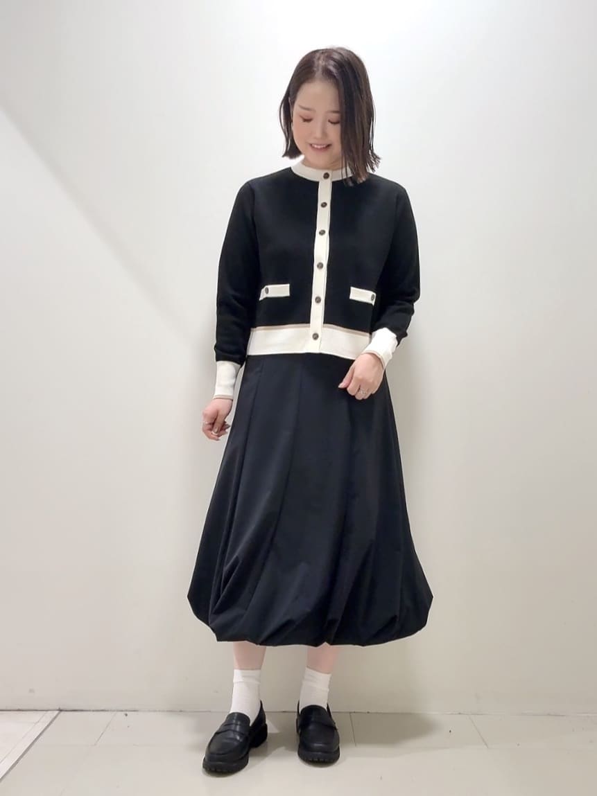 YUIさんの「UNTITLED｜【アンサンブル可/ジャケット風】ウールミラノリブカーディガン」を使ったコーディネート