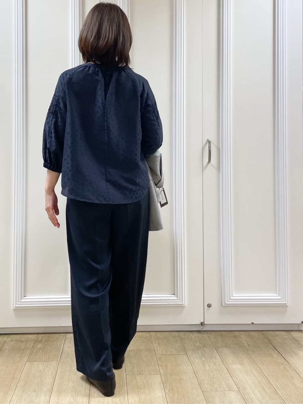 めいさんの「Reflect｜【透けない】フルレングスワイドストレートパンツ」を使ったコーディネート
