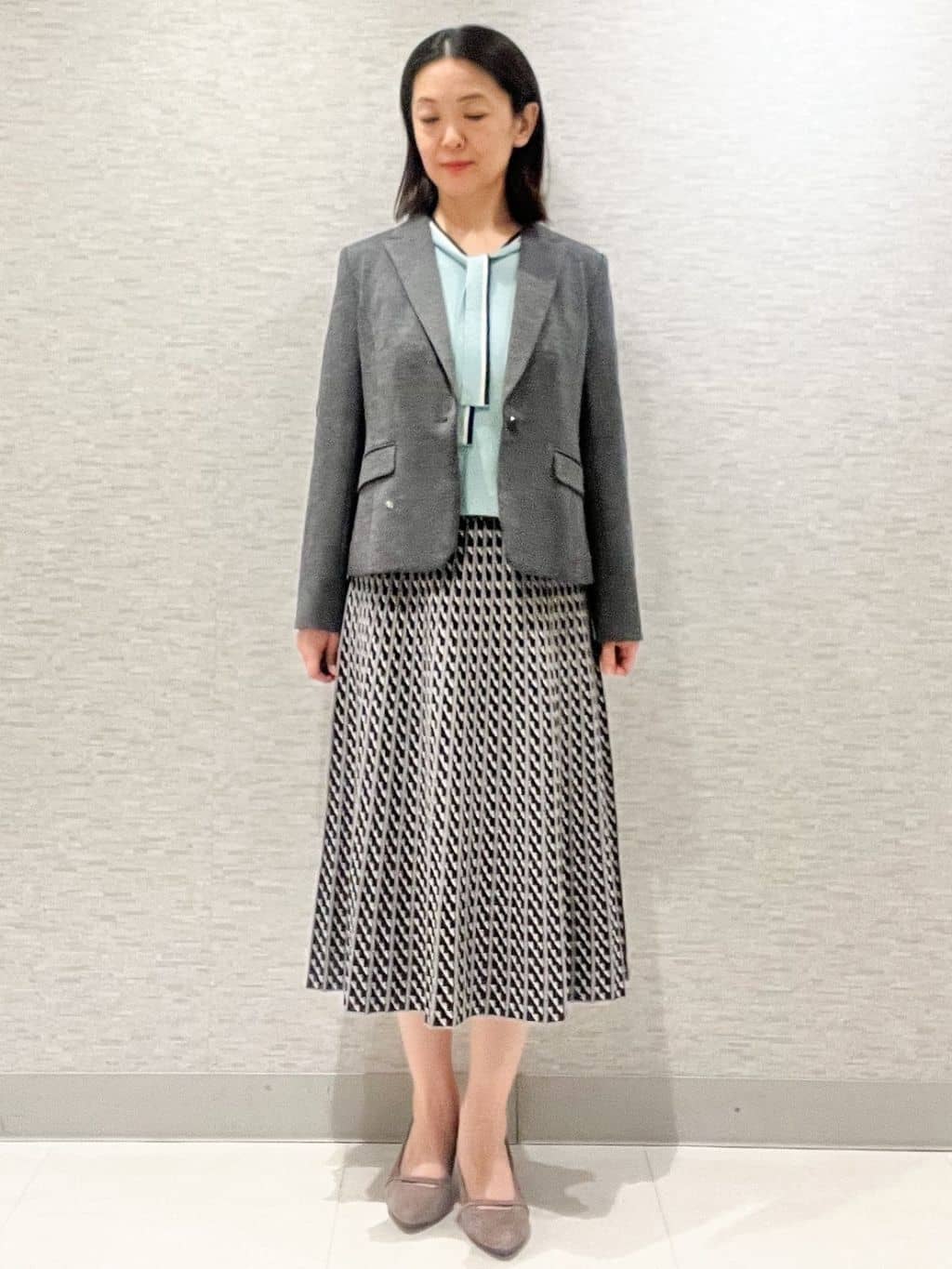 marikoさんの「Reflect｜【SS-4Lサイズ】匠ジャケット／ベーシックテーラード／WEB先行カラーあり」を使ったコーディネート