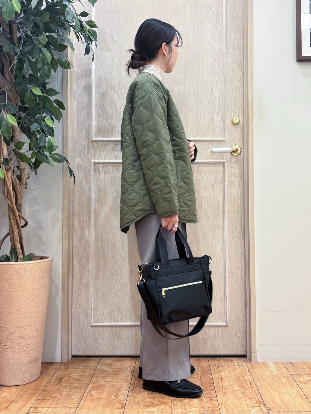 なみさんの「SHOO･LA･RUE｜【S-LL】上品なレースハイネックトップス」を使ったコーディネート