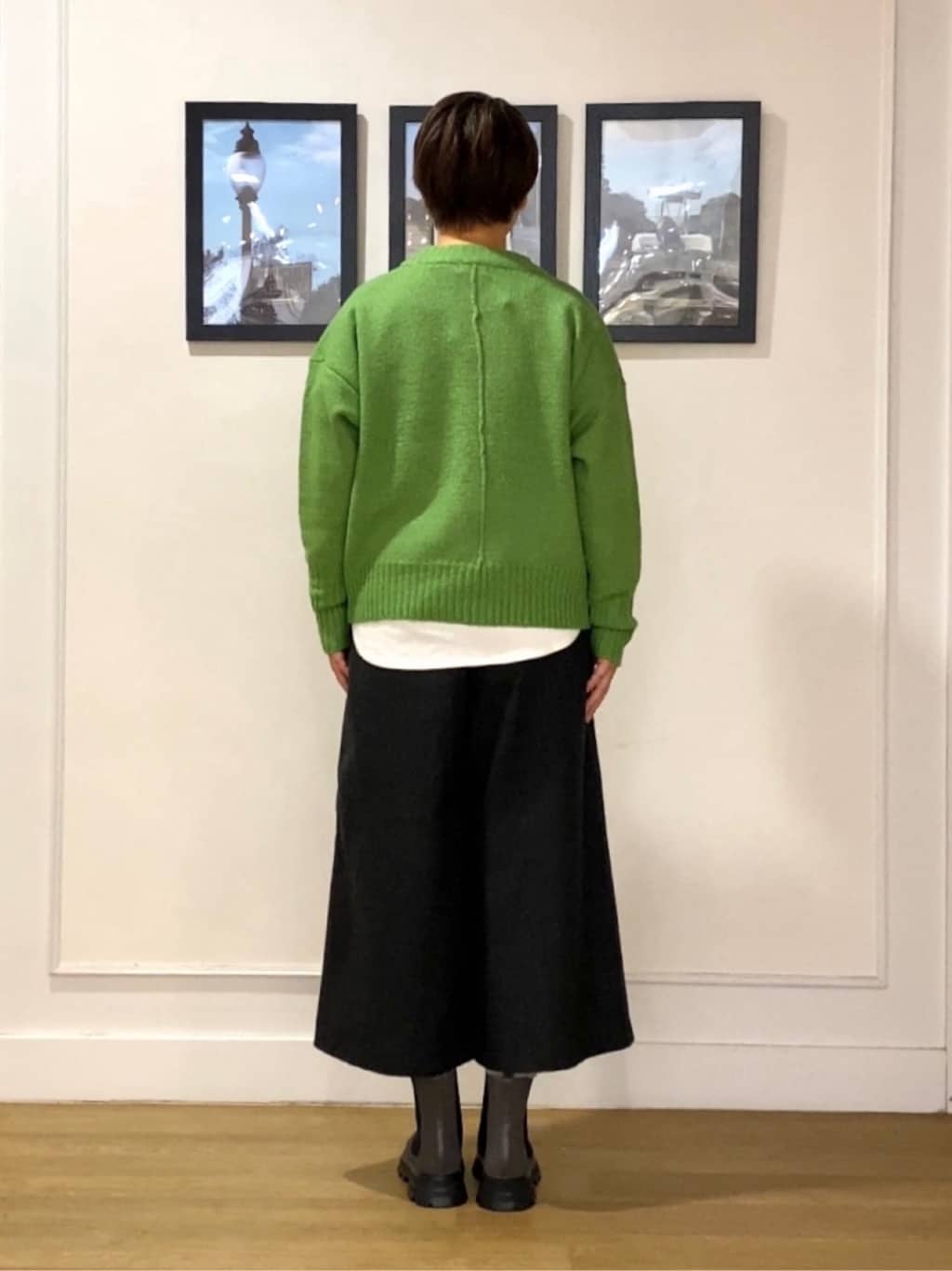 Hiroさんの「Dessin｜【洗える】クルーネックワイドニット」を使ったコーディネート