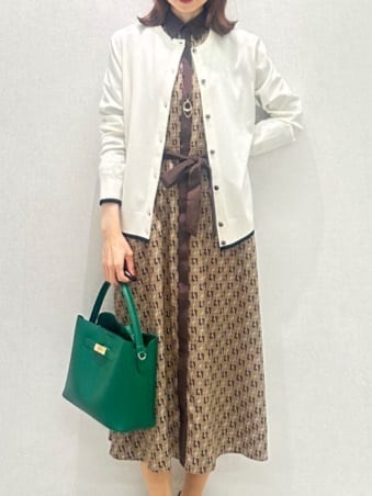 Miwaさんの「UNTITLED｜【アンサンブル可/薄手】ベーシッククルーネックカーディガン」を使ったコーディネート