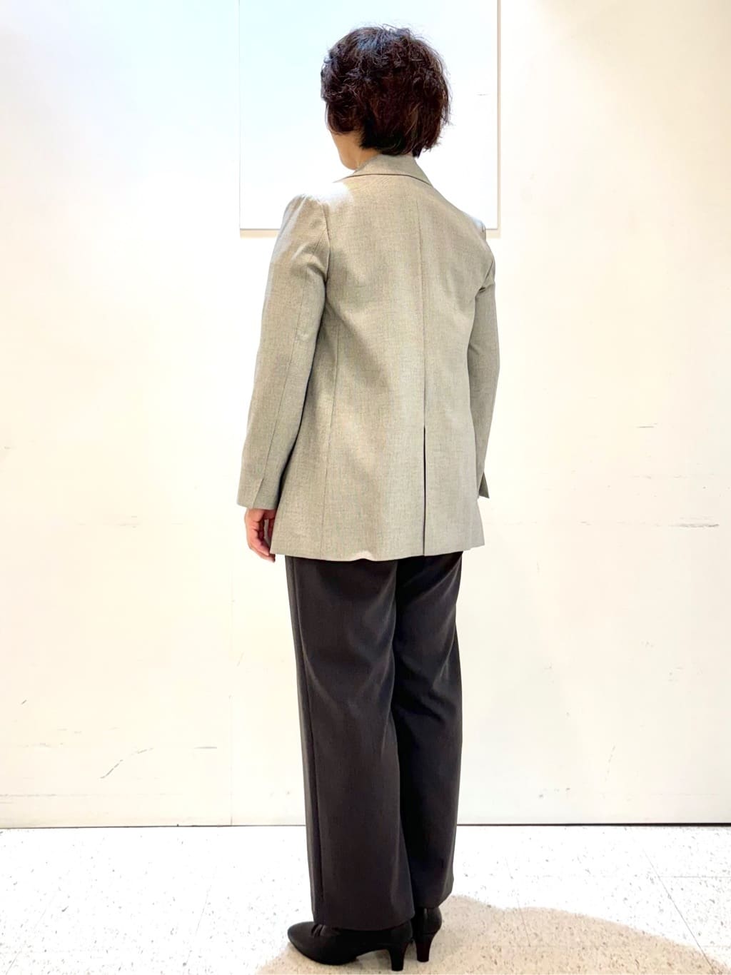ヤスコさんの「Reflect｜【ウエスト総ゴム／セットアップ可】フルレングスストレートパンツ」を使ったコーディネート