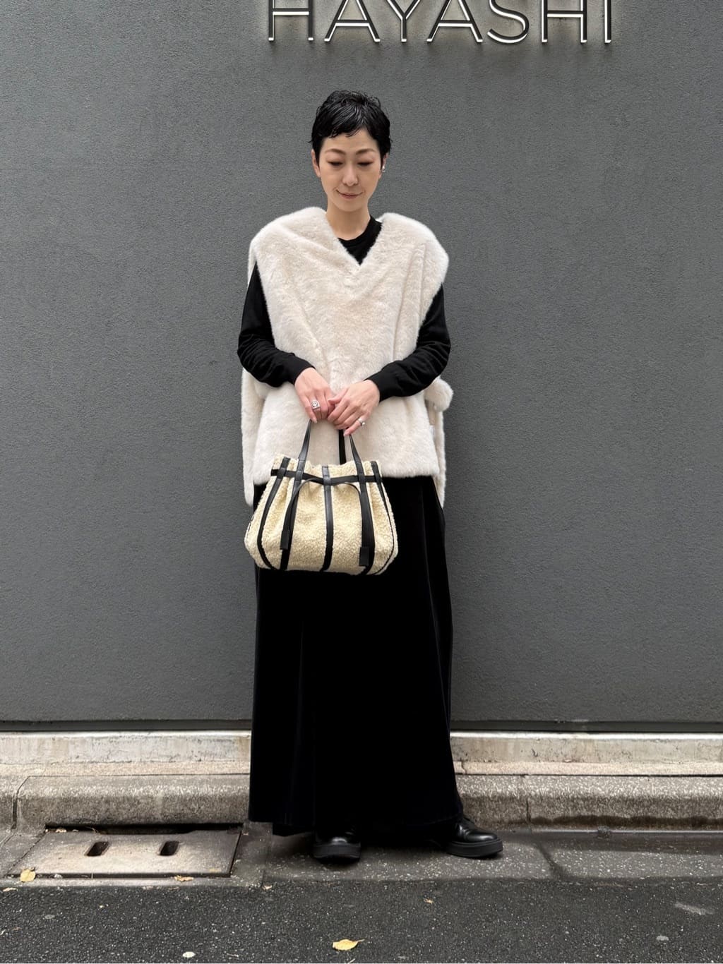 Kさんの「HIROKO HAYASHI｜PANIER COCCOLINA（パニエ コッコリーナ）ハンドバッグ」を使ったコーディネート