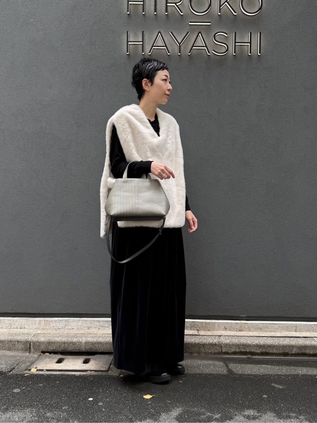 Kさんの「HIROKO HAYASHI｜OTTICA（オッティカ）2wayショルダーバッグ」を使ったコーディネート