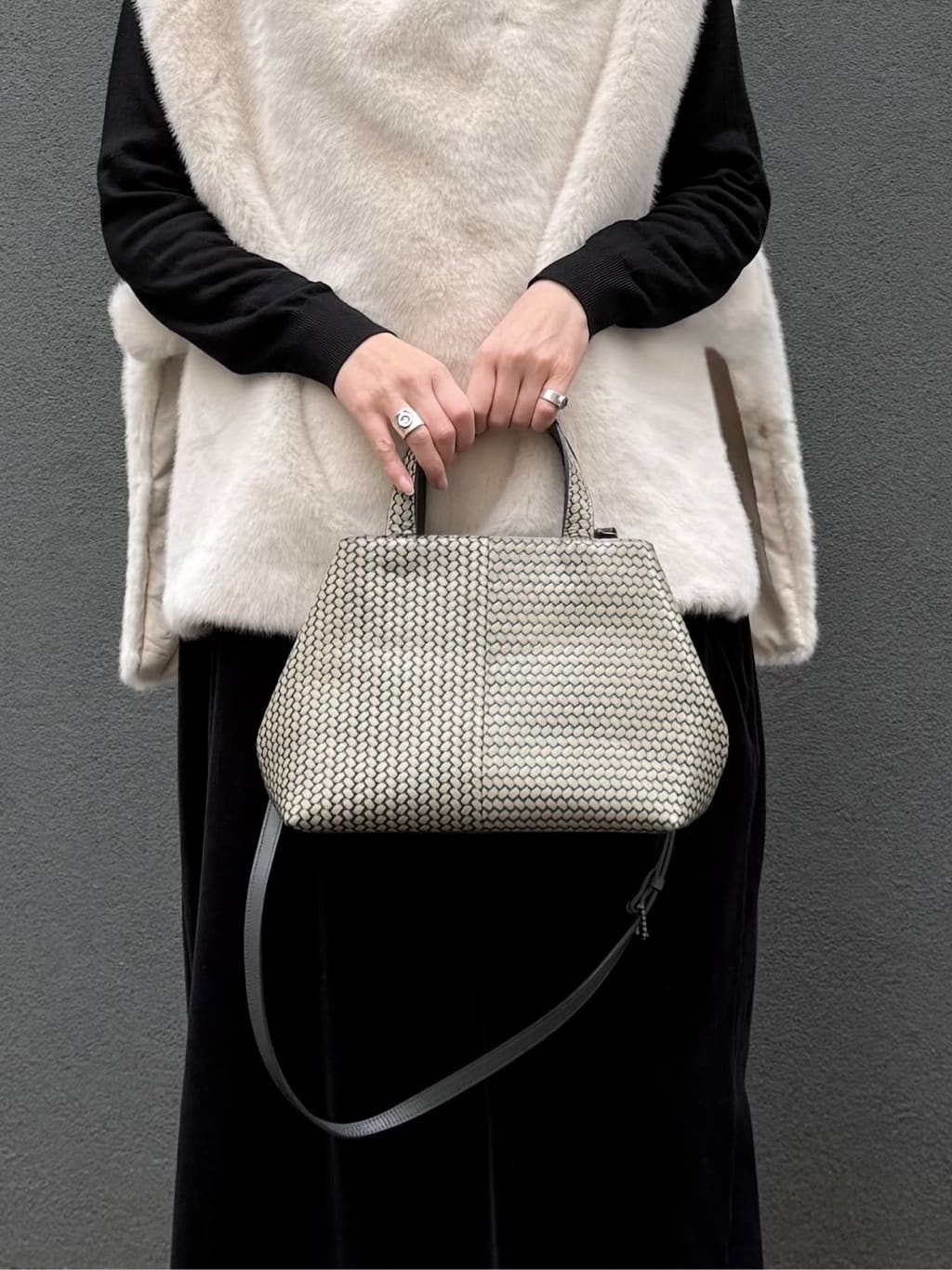 Kさんの「HIROKO HAYASHI｜OTTICA（オッティカ）2wayショルダーバッグ」を使ったコーディネート
