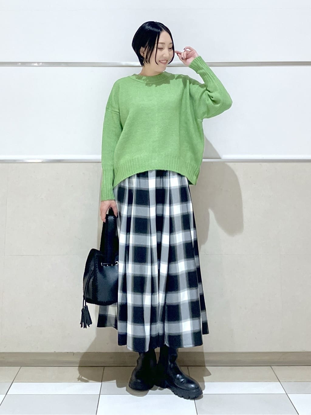 eriko さんの「Dessin｜【撥水・2WAY】ミュラーダウンコートミドル丈」を使ったコーディネート