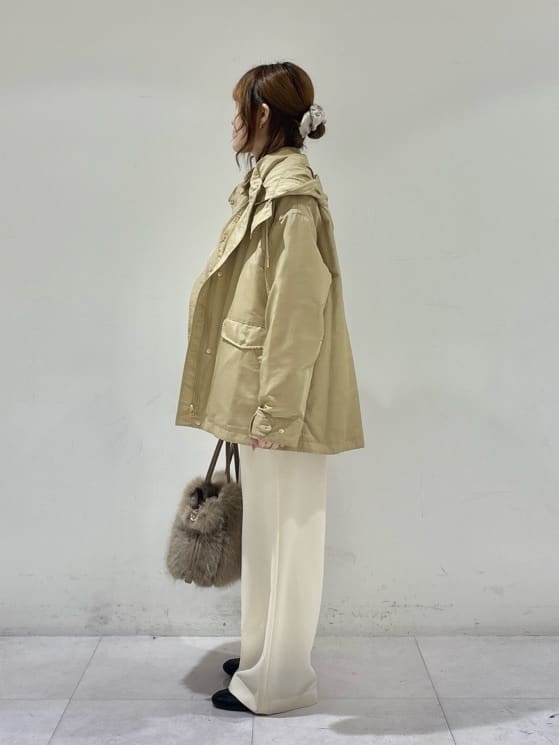 kyokaさんの「UNTITLED｜【アンサンブル可/洗える】シルクウールカシミヤ ドルマンスリーブニット」を使ったコーディネート