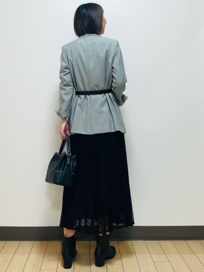 Riiさんの「Reflect｜【透けにくい◎】衿付き七分袖ニット」を使ったコーディネート