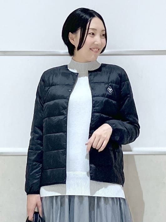 eriko さんの「Dessin｜【洗える】ニットチュールドッキングワンピース」を使ったコーディネート