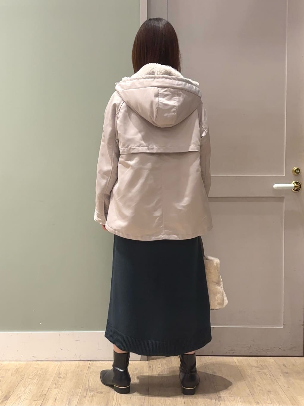 しばみさんの「grove｜【名品アウター/3WAY・はっ水】ボアライナー付マウンテンパーカ」を使ったコーディネート