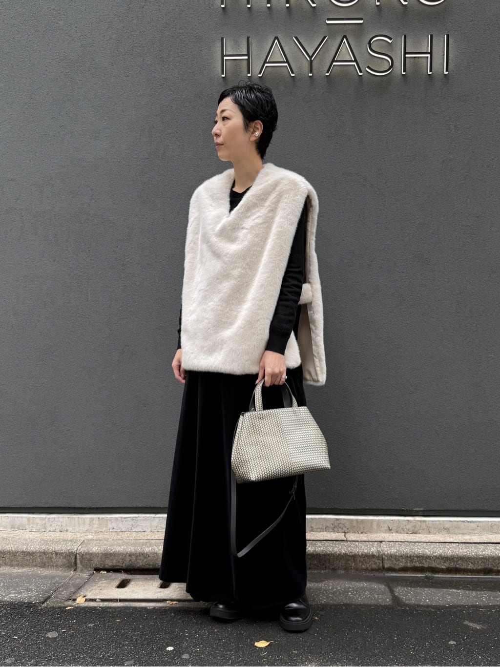 Kさんの「HIROKO HAYASHI｜OTTICA（オッティカ）2wayショルダーバッグ」を使ったコーディネート