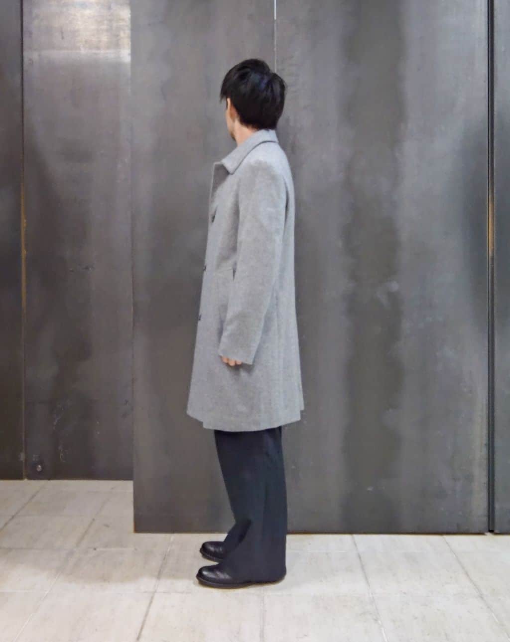 shiominさんの「TAKEO KIKUCHI｜カシミヤブレンド ビーバー調ステンカラーコート」を使ったコーディネート