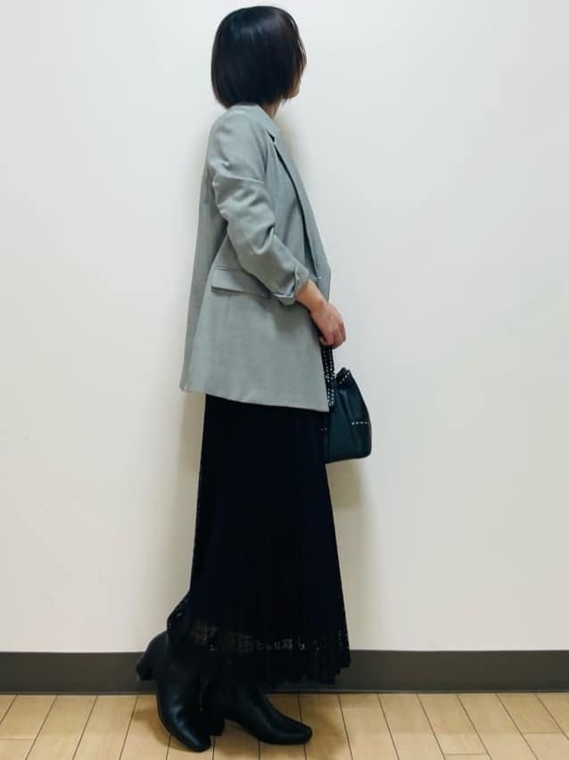 Riiさんの「Reflect｜【透けにくい◎】衿付き七分袖ニット」を使ったコーディネート