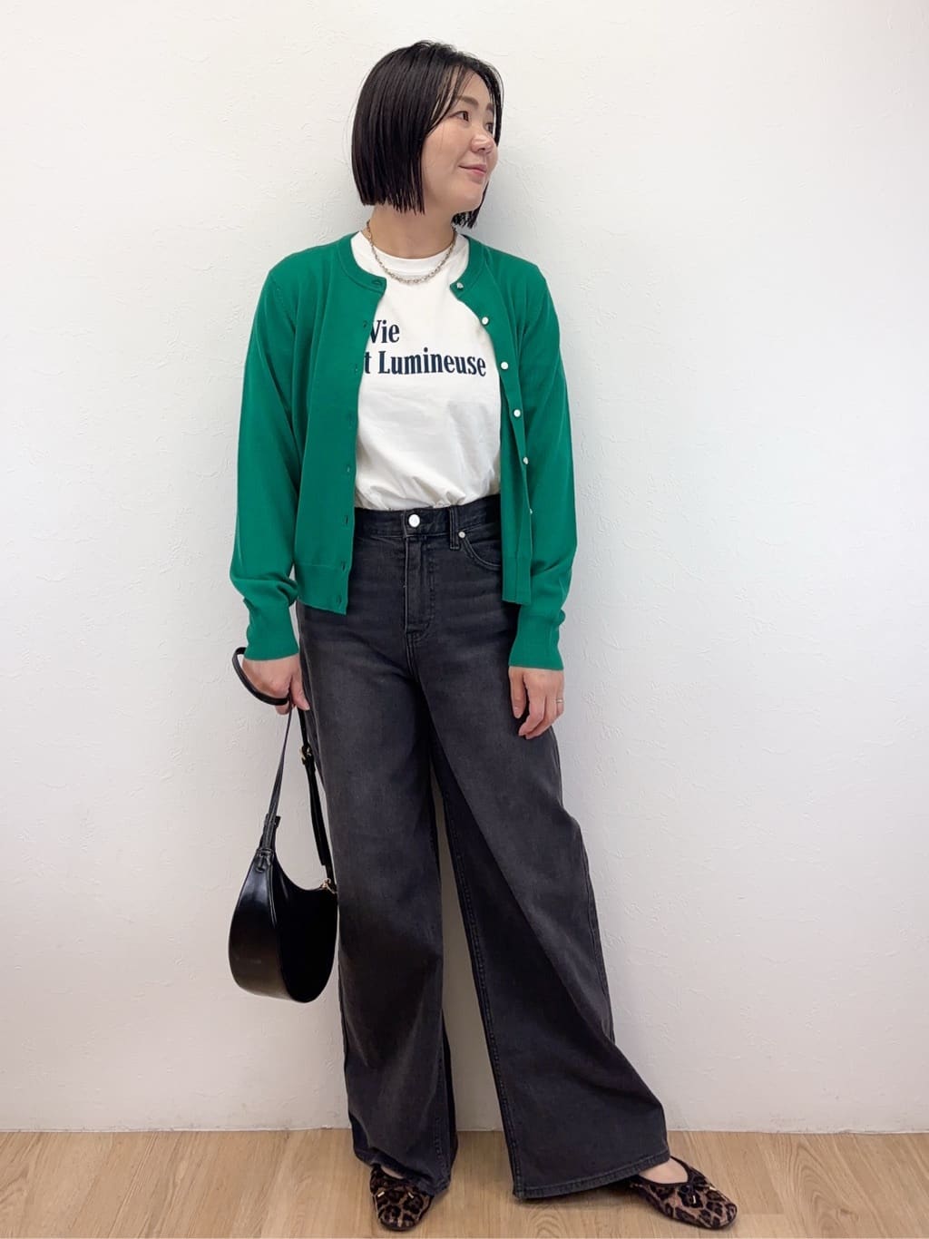 Takeさんの「OPAQUE.CLIP｜シアーハイネックトップス【洗濯機OK】」を使ったコーディネート