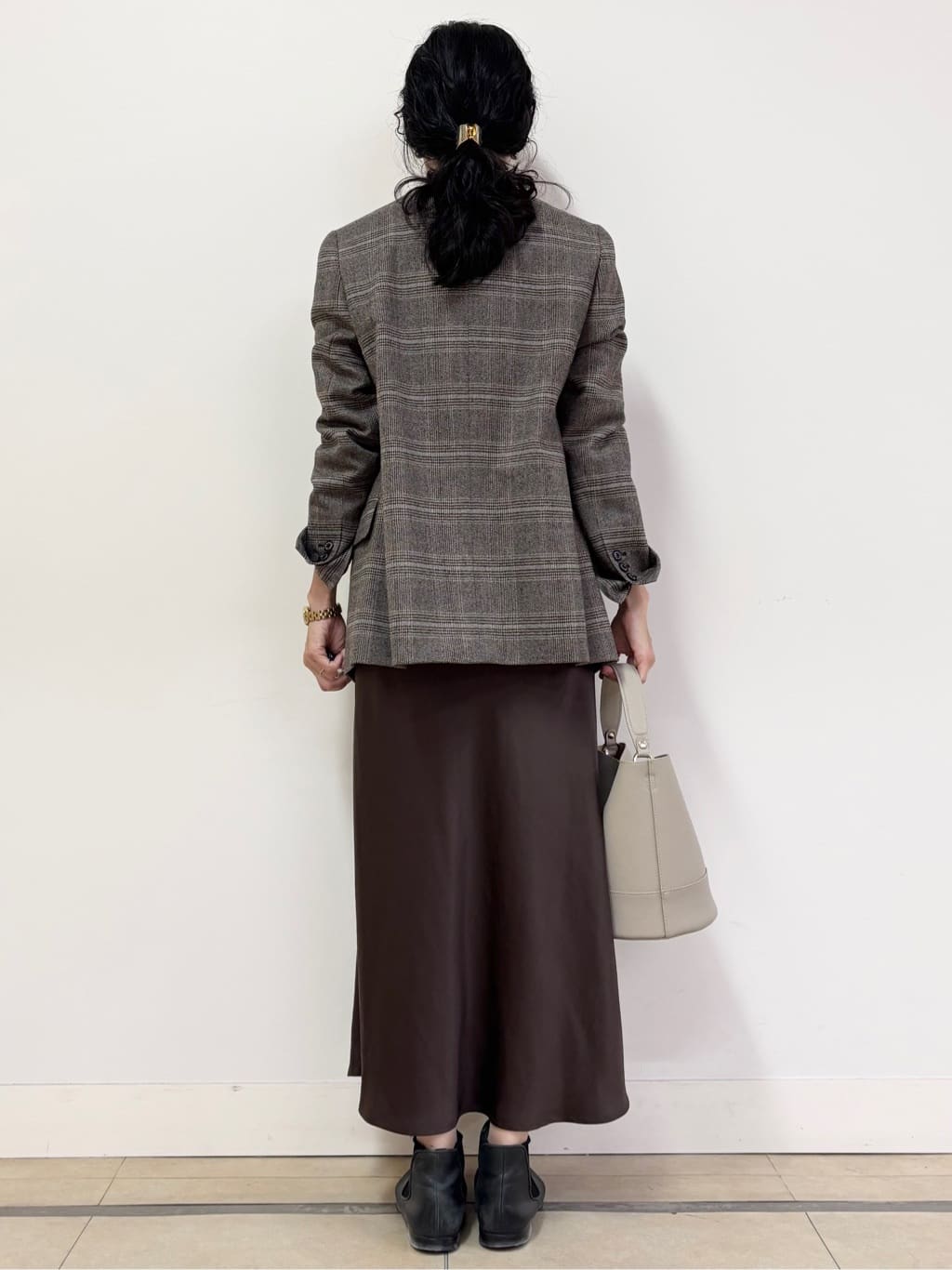 YOKOTAさんの「DRESSTERIOR｜◆サキソニーグレンチェックジャケット」を使ったコーディネート