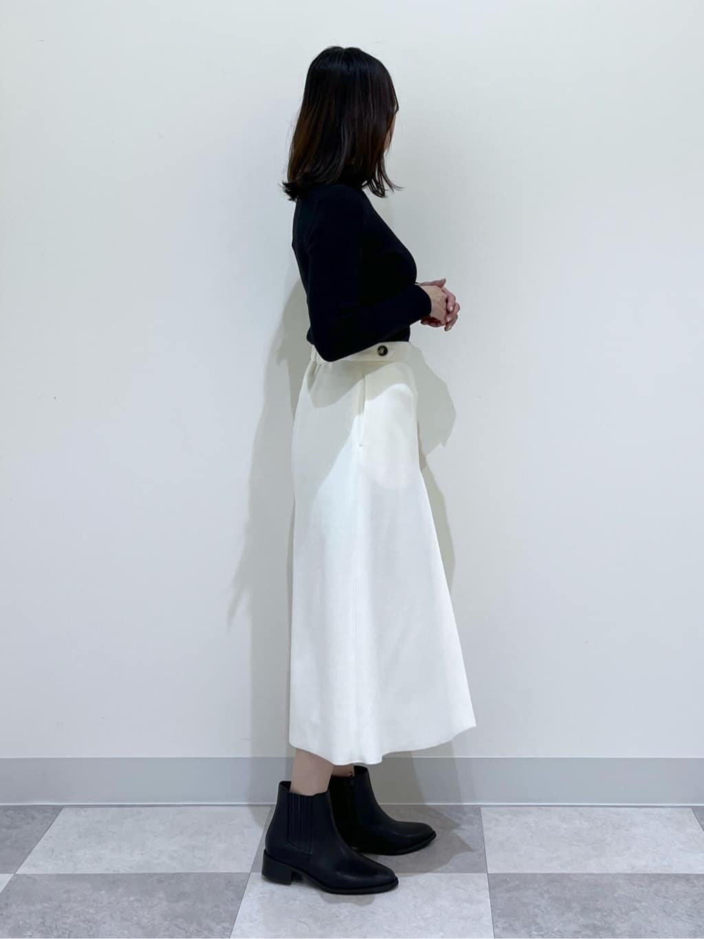 canaさんの「Dessin｜キルトフードジャケット」を使ったコーディネート