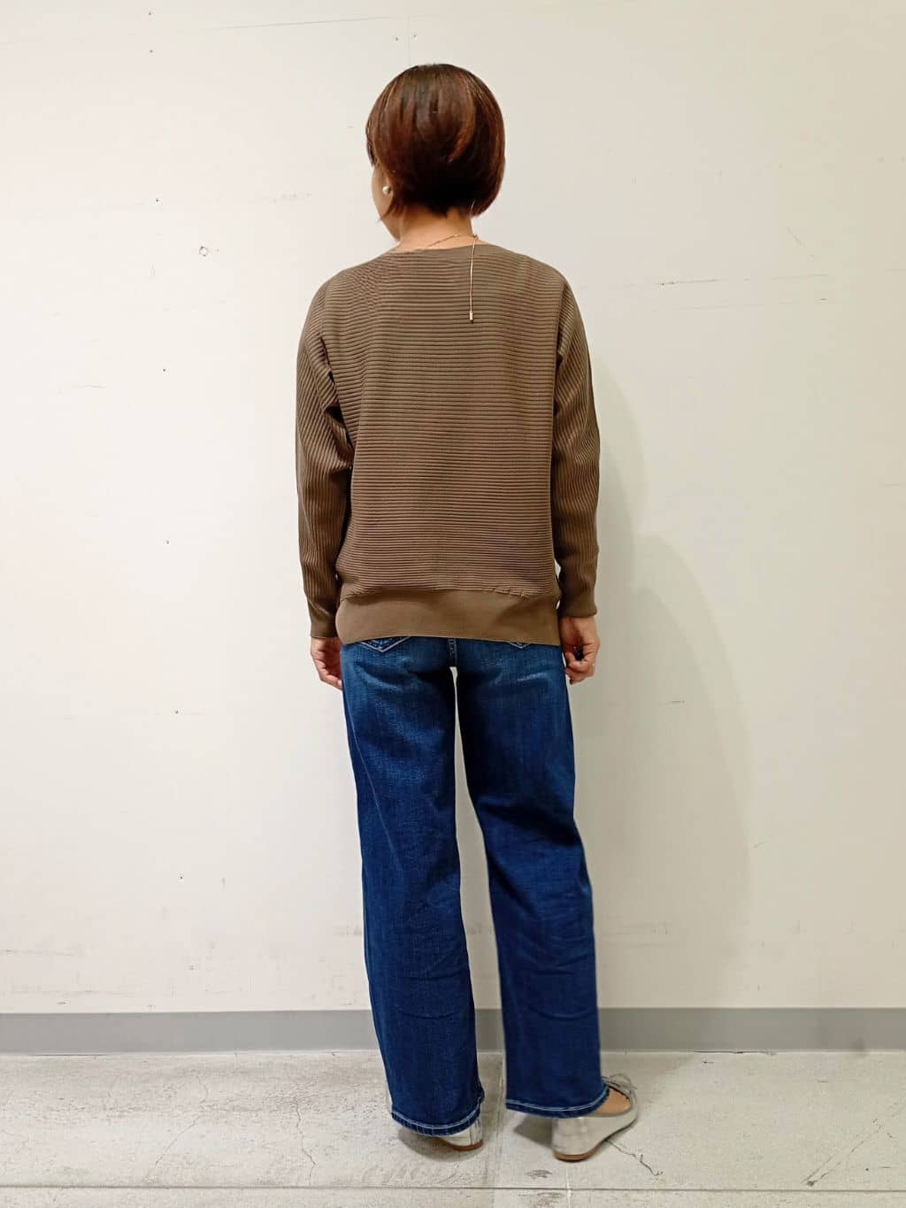Kさんの「INDIVI｜【洗える／体型カバー】美シルエットニット」を使ったコーディネート