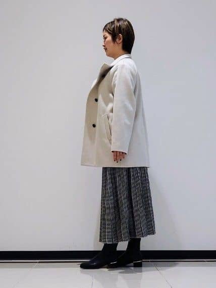 gissyさんの「INDIVI｜【2WAY】フェイクファートート」を使ったコーディネート