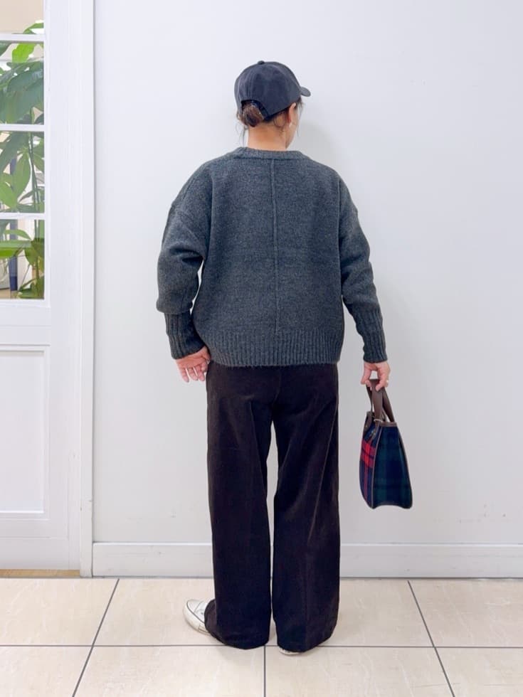 Osawaさんの「Dessin｜【洗える】クルーネックワイドニット」を使ったコーディネート
