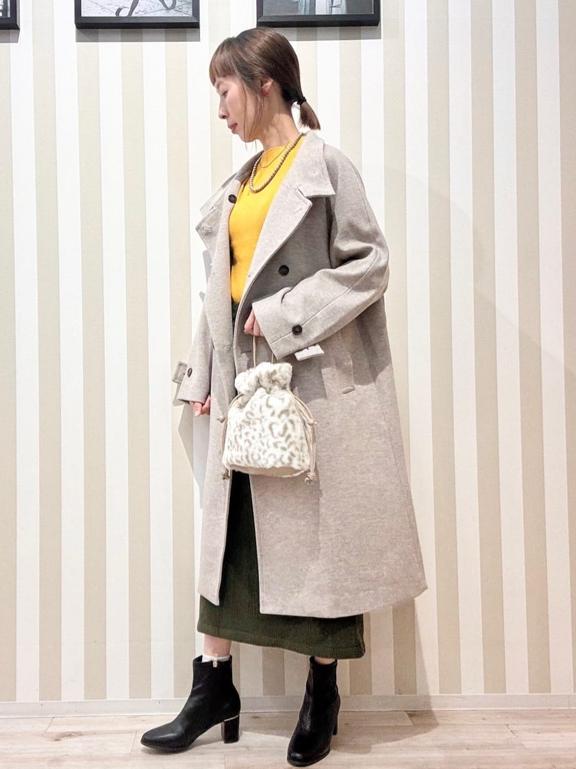 まつこさんの「SHOO･LA･RUE｜【S-LL/あったか】大人レディな着こなしに シャギーチェックスカート」を使ったコーディネート